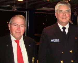 COMMO David Dobbs and CAPT Lisner