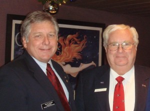 Commodores Don Koster and Jim Wright
